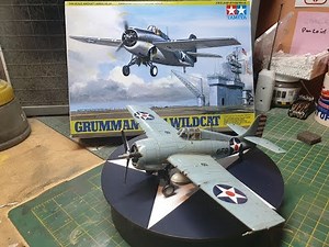 Tamiya 1/48 Grumman F4F-4 Wildcat plastic model build
