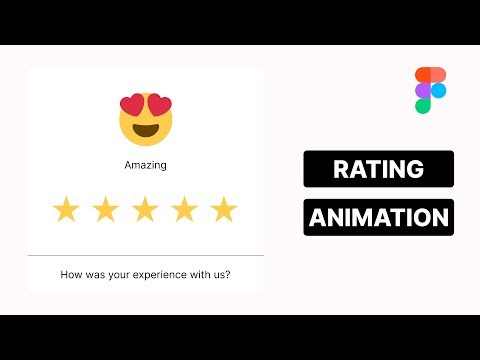 Interactive rating animation with emojis in figma | Quick tutorial