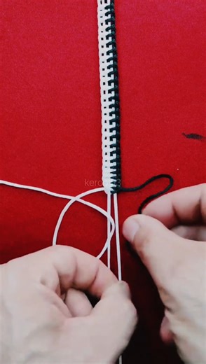 6.7K views · 77 reactions | How to make macrame bracelet朗 Easy design, clean knots, and perfect finish — anyone can make it at home. | Kerol03 | Facebook