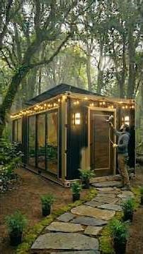 Building a Rusty Container to Luxury Forest Home