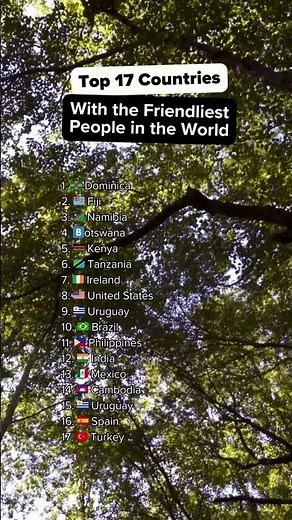 Top 17 Countries With the Friendliest People in the World – Global Hospitality