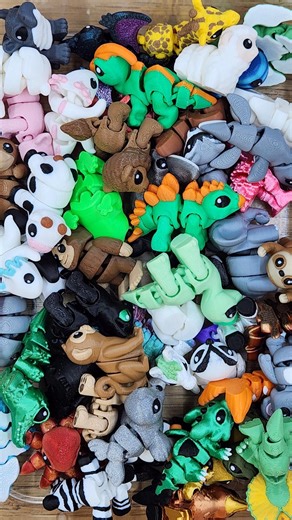 50  Tiny Real & Fantasy Creatures | Mini Collectible Animals for Desk, Shelf, or Collection - Etsy