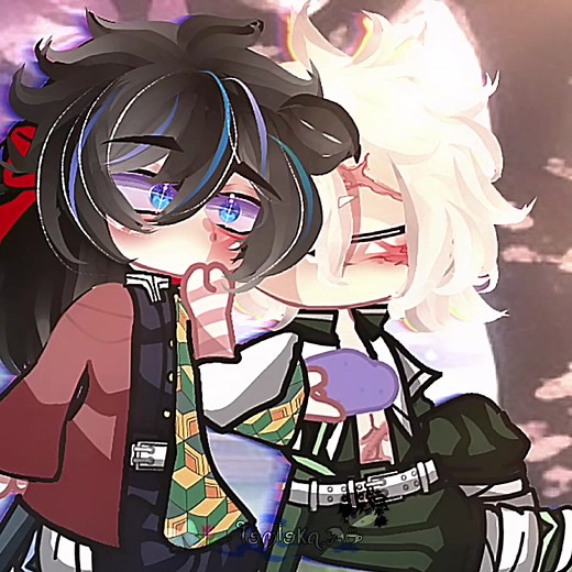 Demon Slayer Gacha Kiss Scene Compilation