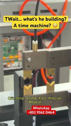 🙉🙊Ever seen one guy control 3 machines at once? #machine #automaticterminalmachine #wireprocessing