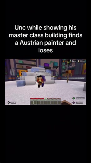 What a small world #edit #minecraft #gym #building #funny