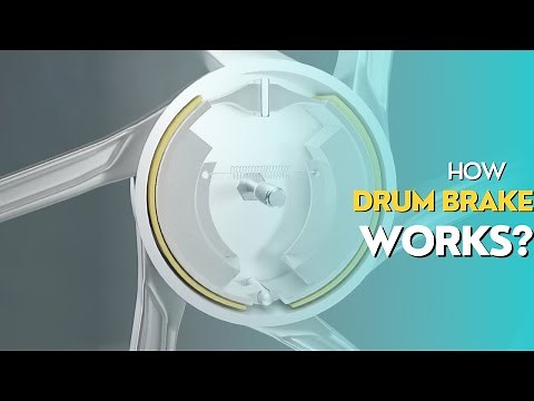 How drum brake works in motor cycle?