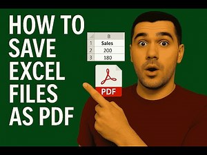 Export Excel Files as PDF in Seconds | Quick & Easy Guide