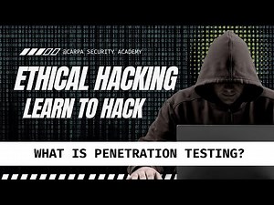 What is Ethical Hacking (or Pen Testing)? Learn To Hack Today!