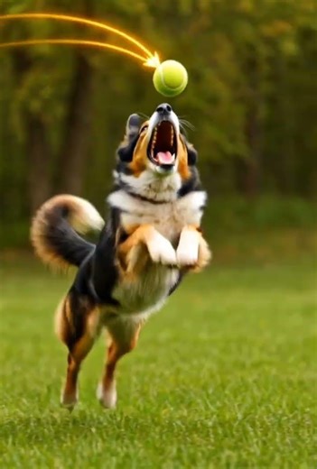 The Physics behind a dog catching a ball