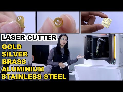 Small Yet POWERFUL Laser Cutter Cuts Metal Precisely