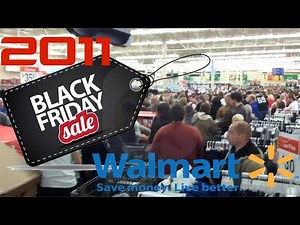 Black Friday 2011 at Walmart – INSANE In-Store Chaos Caught on Camera