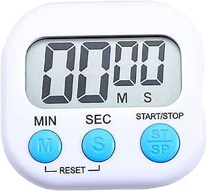 Digital Kitchen Timer with Large Display Loud Ring,Magnetic Countdown Cooking Timer,Gym Timer for Cooking,Study,Classroom,Exercise,Baking