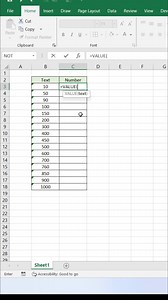 Value Function in Excel 👍 #exceltips #exceltricks #exceltutorial #explore | computernotion