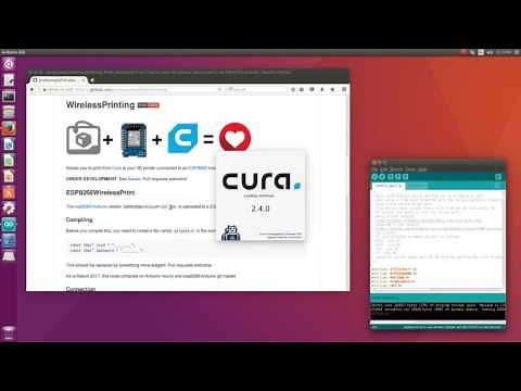 Cura WirelessPrinting using ESP8266 module