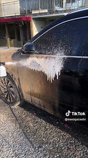 Effortless Car Wash with Portable Power Washer