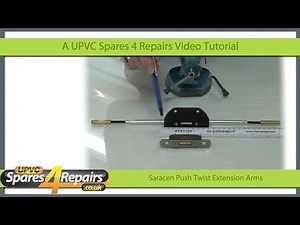 Saracen Push Twist Extension Arms Replacement Upvc Window