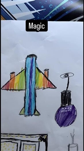 I drew a Spaceship and it actually FLEW! 🚀✨#shorts #trending