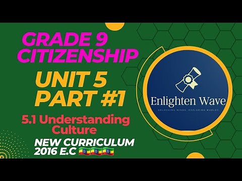 Grade 9 Citizenship Unit 5: 5.1 Understanding culture