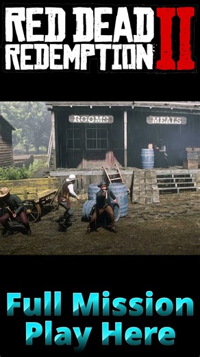 Valentine Bank Robbery 🤠 | RDR2 #gamingshorts