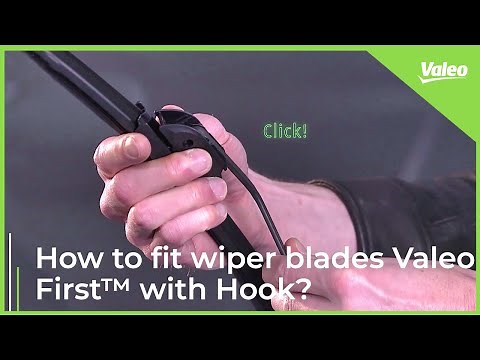 How to fit car wiper blades Valeo First™ with Hook? | Valeo Service