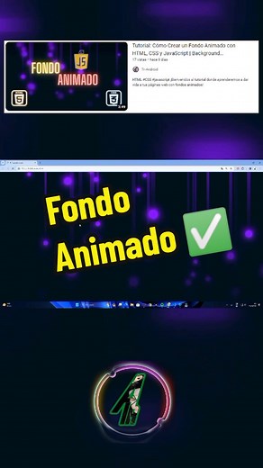 Cómo Crear un Fondo Animado con HTML, CSS y JavaScript