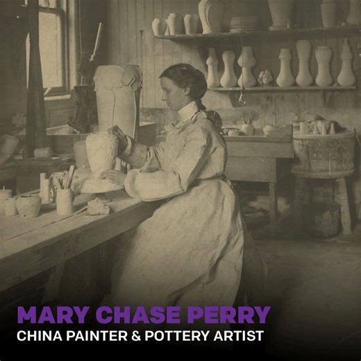 Mary Chase Perry, born in Michigan’s Upper Peninsula, started her art career as an amateur china painter. But did you know she turned this hobby into a full-time profession, establishing Detroit’s Pewabic Pottery? Get fired up here. | The Henry Ford | Facebook