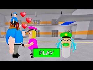 SECRET UPDATE | POLICE COP FALL IN LOVE WITH POLICE GIRL? SCARY OBBY ROBLOX #roblox #obby