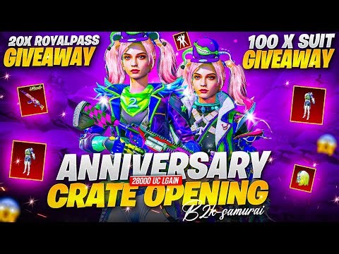 NEW ANNIVERSARY CRATE OPENING | 100 X SUIT & 20 RPS AP K LIYA