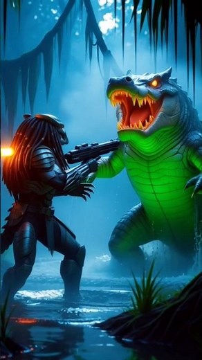 Predator vs. Alien Swamp Beasts! Epic 4K Battle 🔥