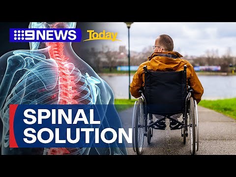 World-first clinical trial aims to treat chronic spinal cord injuries | 9 News Australia