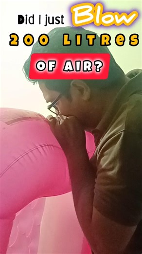 Did I Just Blow 200 Litres of Air?! 😳 How I Managed to Calculate Air Filled in Bath Tub?