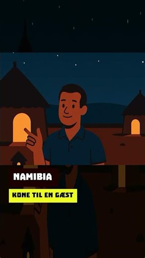 Namibia. Kone til en gæst