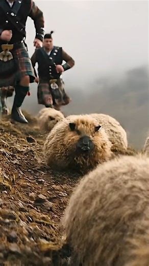 Sunday, 25 January 2026 is Burns Night, to commemorate the life of Scotland's most beloved bard, poet and lyricist, Robert Burns. Traditionally, haggis is eaten as Scotland's national dish, which means catching the wild haggis around the Highlands ready for the big day, so here we have highlanders rounding up a haggle of Haggi in the Highlands. This is just a bit of fun from us, with no mythical Scottish creatures harmed in this #AI composite we created. We just hope it makes some of you smile a