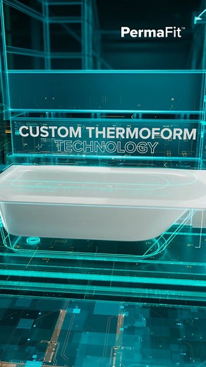 🛁Upgrade your bath in just one day with PermaFit—laser-measured for precision, seamless, and hassle-free. Installed right over your existing tub, there’s no demolition, no mess, and no stress 💎. PermaFit is custom-built for your home 🏡 and installed by trusted experts. Easy to clean and engineered to endure, it transforms your bath into a space built for life ✨. And to prove it, every PermaFit tub comes backed by Bath Fitter’s lifetime warranty ✅. | Bath Fitter