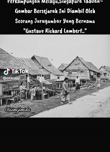 Perkampungan Melayu Singapura pada 1880an