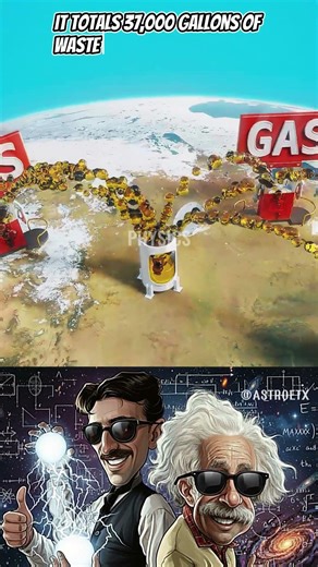 How Much Gas Do We ACTUALLY Waste? ⛽️ #shorts