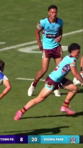 What a play from Bulldogs bound fullback David Bryenton! #nrl