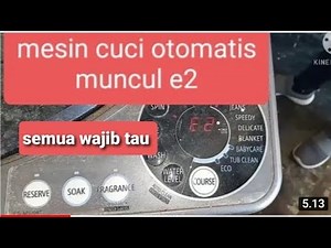 Sharp washing machine error E2 _