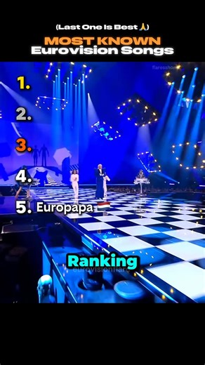 @eurovisionflare on Instagram: "Ranking the MOST KNOWN Eurovision Songs #eurovision #trending #viral #ranking #top5 #eurovisionsongcontest #explore #explorepage"