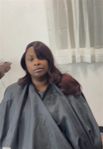 Closure sew-in color 🍷 You know we used #coilcrushhair 16,18,20,22 body wave 5x5 HD CLOSURE This color compliments her complexion so nice!! All worth it for my gworl 💞 P.s this was a Sunday I know I look crazy!! You here for the hair orrrr ooh okayy😭 #shytaylorhair #browardhairstylist #miamihairstylist #closuresewin