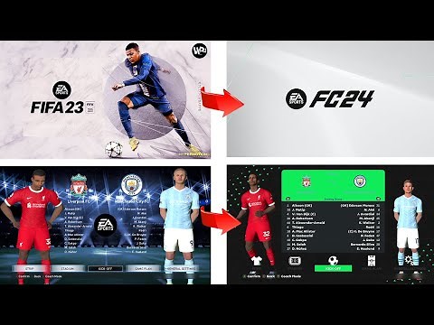 EA FC24 Graphic Menu For PES 2017