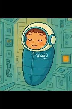 How Do Astronauts Sleep in Space? 💤 | Wow! Kids Science Explains Space Life