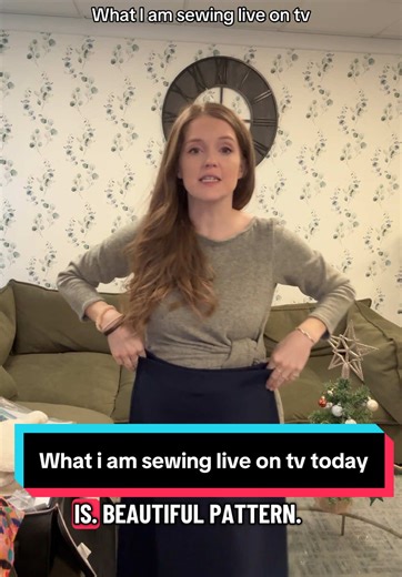 What am I sewing live on tv today on sewing street tv. #sewing @Sewing Street #sewingstreet