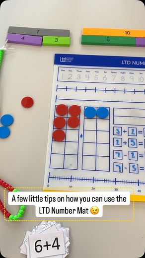 89 reactions · 53 shares | LTD Number Mat: Ten-Frames . Ten-frames...