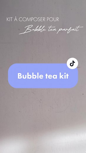 Kit bubble tea 🧋 Tout le nécessaire pour réaliser ses bubble tea à la maison! Thé bio, tapioca, sirop ou encore perles fruitées #bubbletea #perlesdefruit #perlesdetapioca #bubbleteamaison #bubbleteafrance