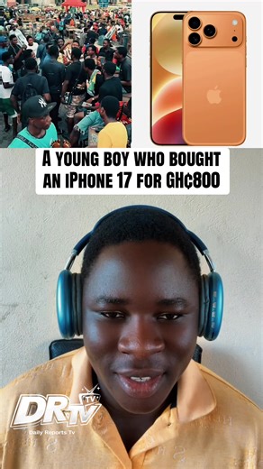 A young boy who thought he had made a smart deal by buying an iPhone 17 for just 800 cedis is now being chased by people demanding the phone back, putting his life in serious danger. What seemed like a lucky purchase has now turned into a risky situation. ⚠️📱. #BreakingNews #GhanaNews #StaySafe #iPhone17 #Accra