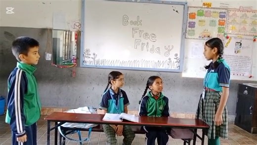 38 reactions | Grade 4 Drama: Importance of Games. | Green Society Public School | Facebook