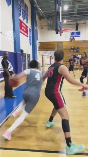 Somebody stop him 💀#basketball