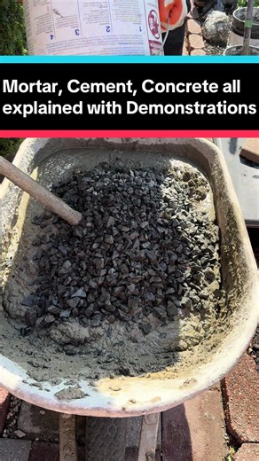 Mortar vs Cement vs Concrete: Explained with Step-by-Step Demo