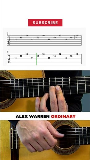 Alex Warren - Ordinary (Easy Guitar Tutorial)